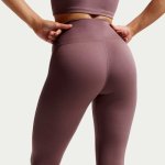 Nike W One Seamless Front High-Waisted Full-Length Leggings tatto/white