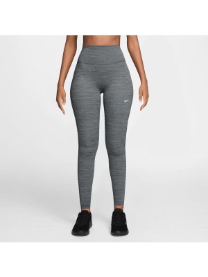 Nike W One Seamless Front High-Waisted Full-Length Leggings smoke grey/heather/white