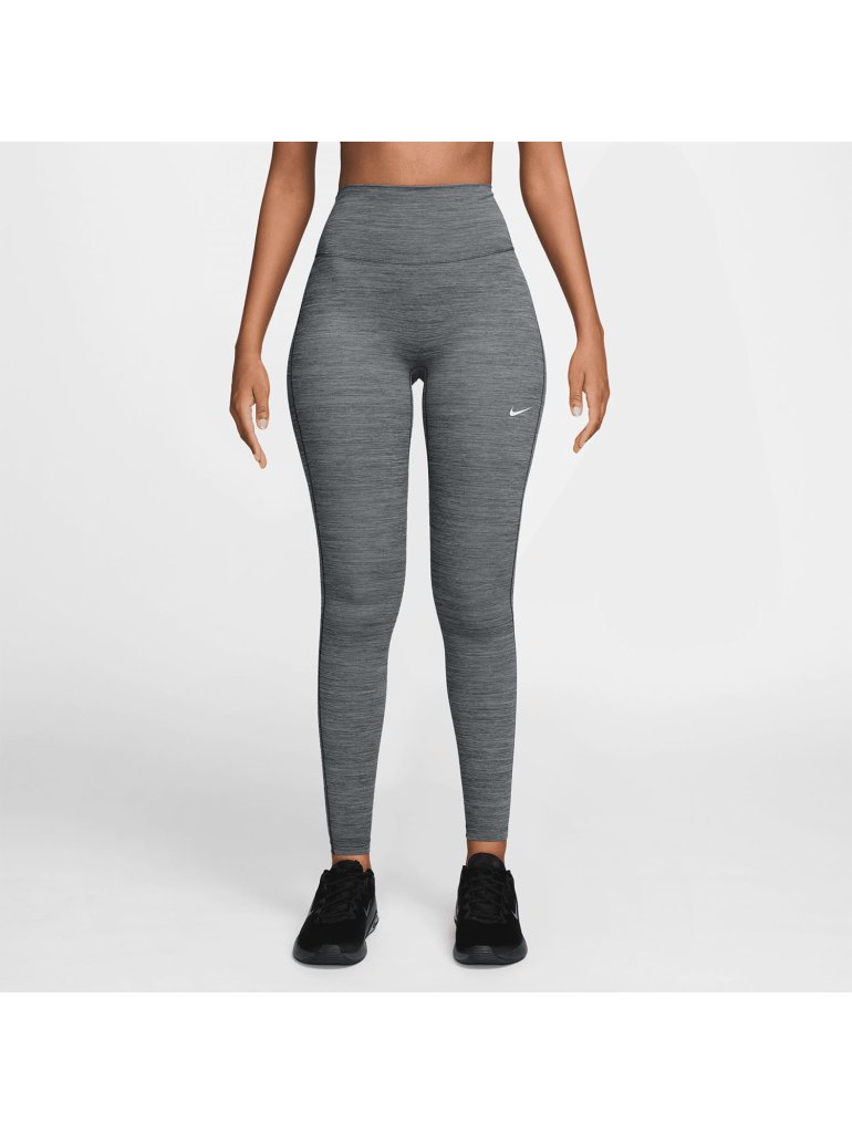 Nike W One Seamless Front High-Waisted Full-Length Leggings smoke grey/heather/white