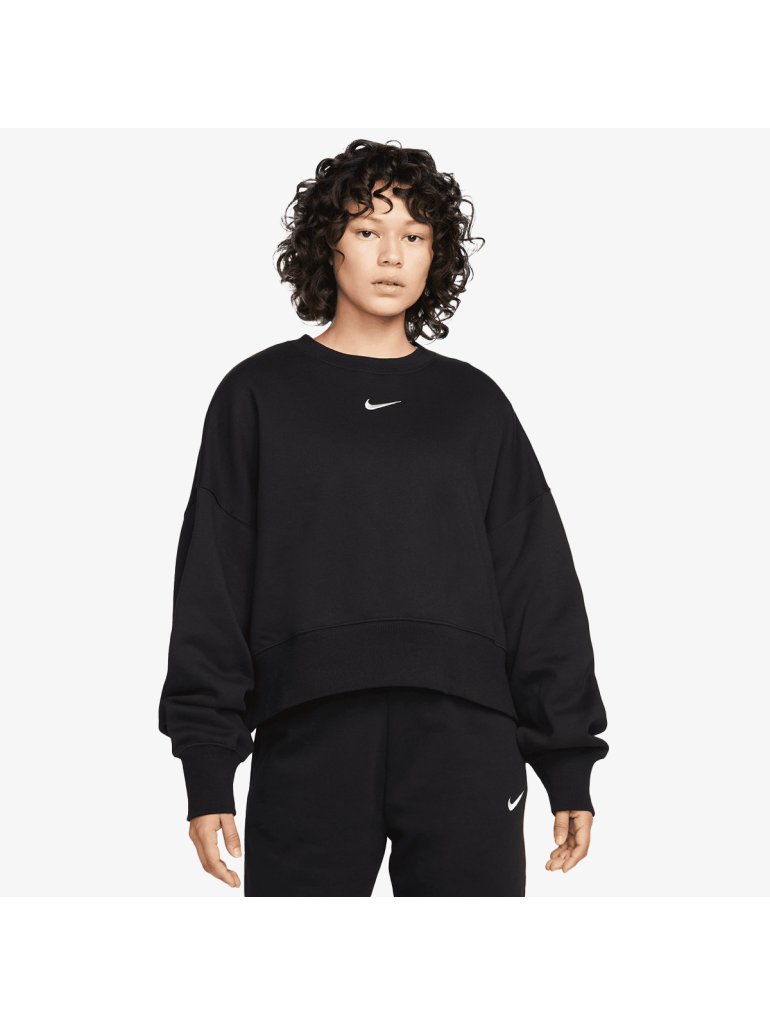 Nike W Sportswear Phoenix Fleece Over-Oversized Crew-Neck Sweatshirt black/sail